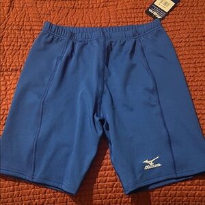Mizuno Royal Blue Performance Shorts. Unisex.